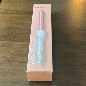 FoxyBae Rose Gold Marble Curling Wand